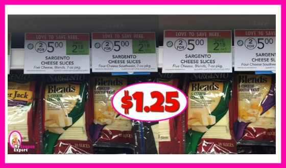 Sargento Cheese Slices $1.25 at Publix!
