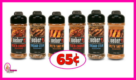 Weber Seasonings – 65¢ at Publix!