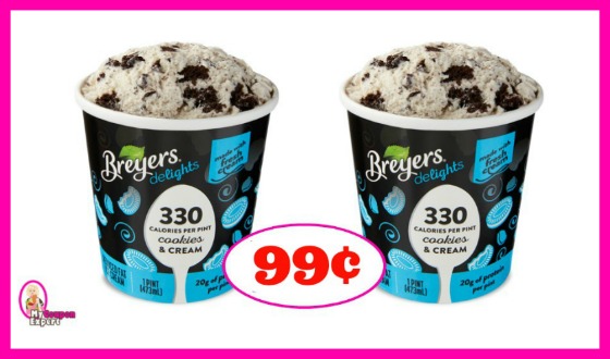 *NEW COUPON* Breyers Delights Ice Cream 99¢ at Publix!