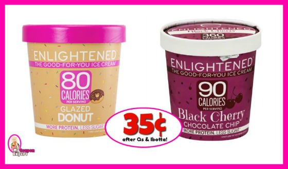 Enlightened Ice Cream 35¢ at Publix after Qs & Ibotta!