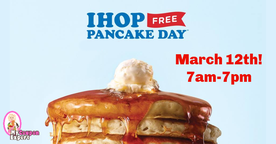 National Pancake Day!  FREE Pancakes at IHOP!