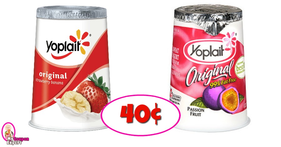 Yoplait Yogurt just 40¢ each at Publix!