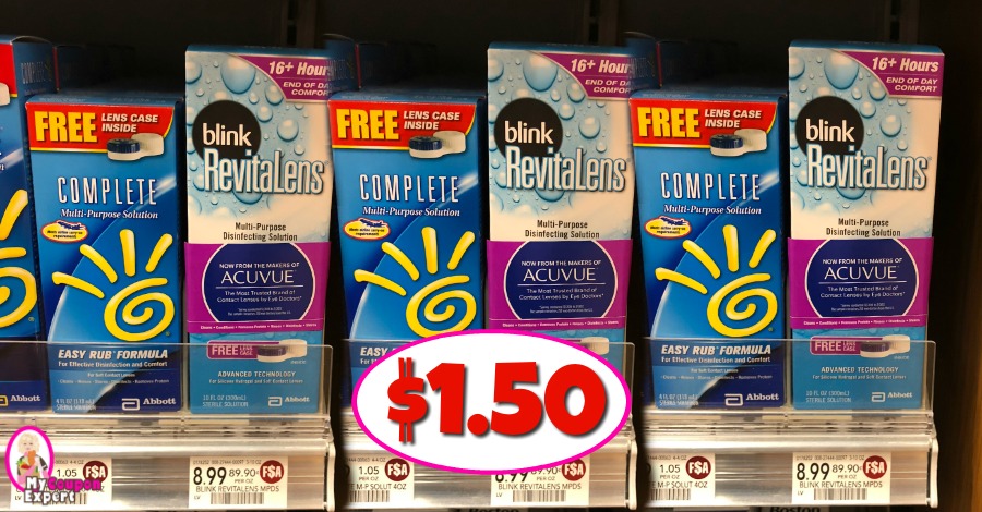 RevitaLens Blink Solution Only $1.50 Each After Sales and Coupons