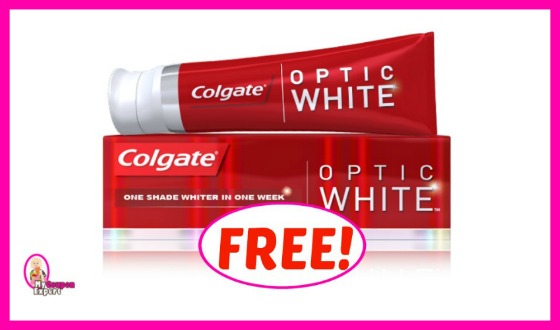 Colgate Optic White Toothpaste FREE at Publix RIGHT NOW!