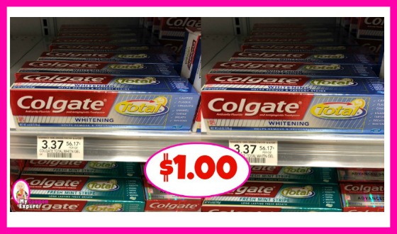 Colgate Total Toothpaste $1.00 at Publix!