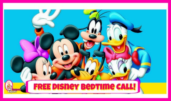 Disney Bedtime Call for kids!  Its totally FREE and super cute!