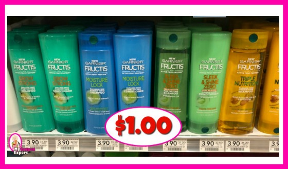 Garnier Fructis Hair Products $1.00 at Publix!