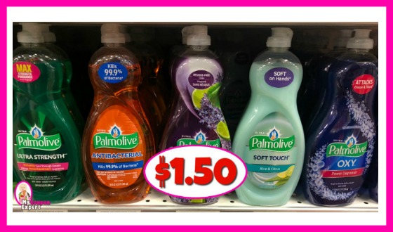 Palmolive Dish Liquid, 32.5 oz just $1.50 at Publix!