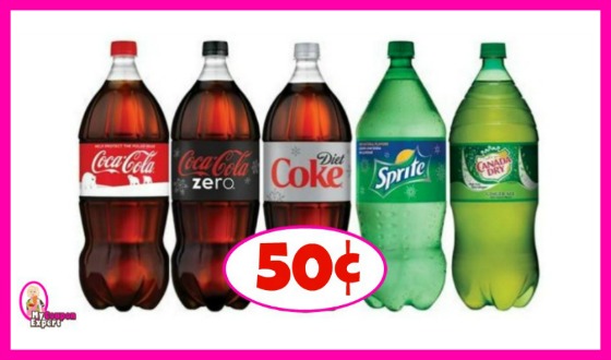Coca-Cola 2 liters as low as 50¢ each at Publix!