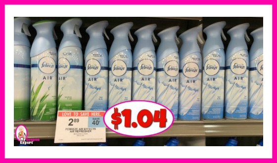 Febreze Air Spray just $1.04 at Publix!
