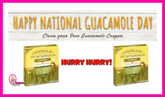 FREE GUACAMOLE COUPON!!  Hurry Hurry Today only!