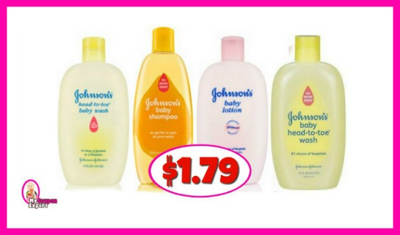 Johnsons Baby Wash & Shampoo $1.79 at Publix!
