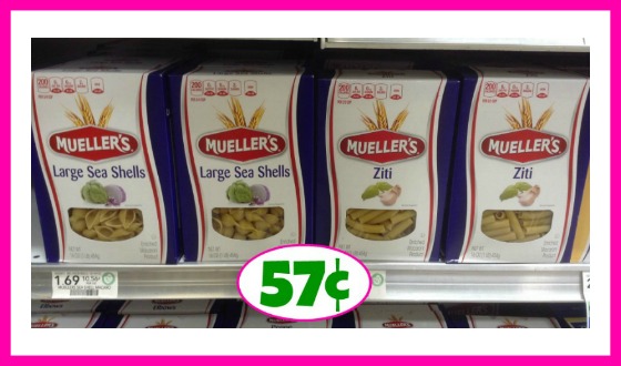 Mueller’s Pasta just 57¢ at Publix!