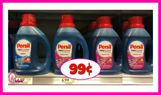 Persil Detergent just 99c each at Publix!!