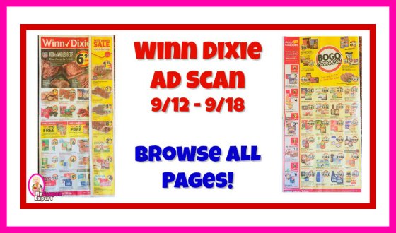 Winn Dixie AD SCAN September 12th – 18th!  Browse all pages!