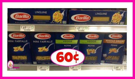 Barilla Pasta Blue Box 60¢ each at Publix!