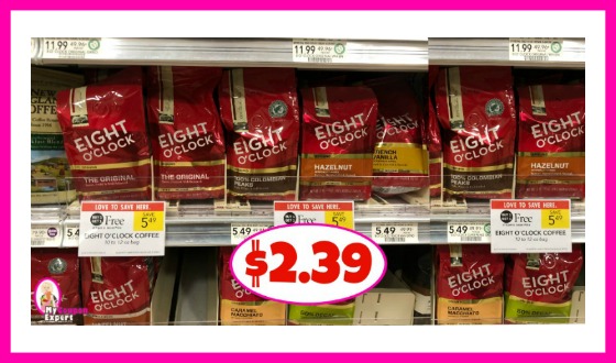Eight O’Clock Coffee just $2.39 at Publix!