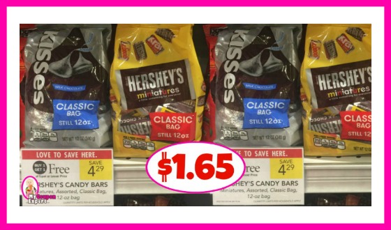 Hershey’s Bagged Candy $1.65 at Publix!