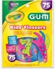 Save  on ONE Package of GUM Crayola Kids Flossers (Available at Walmart) , $0.60