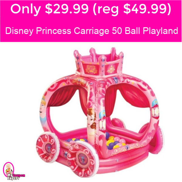 Disney Princess Carriage 50 Ball Playland Only 29.99!