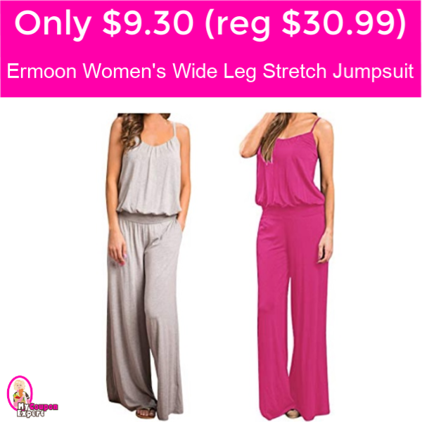 Only $9.30 (reg $30.99) Ermonn Women’s Comfy Jumpsuit!