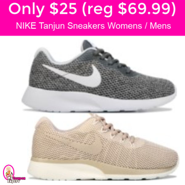 NIKE Tanjun Sneakers Womens/Mens $25 (reg $69.99)!