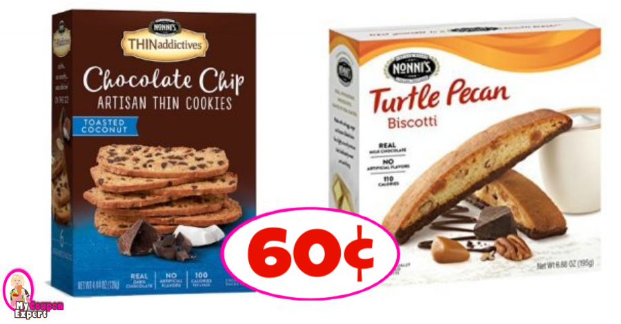 Nonni’s Biscotti or THINaddictives 60¢ at Publix (Money Maker after iBotta!)