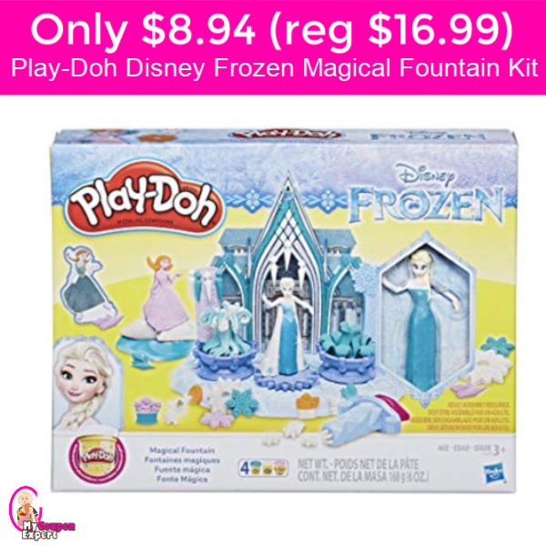 Only $8.94 (reg $16.99) Play-Doh Disney Frozen Magical Fountain Kit!