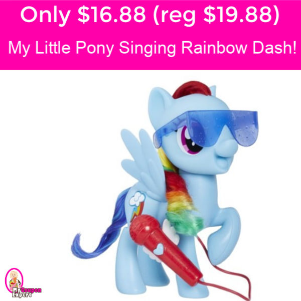My Little Pony Singing Rainbow Dash only $16.88!