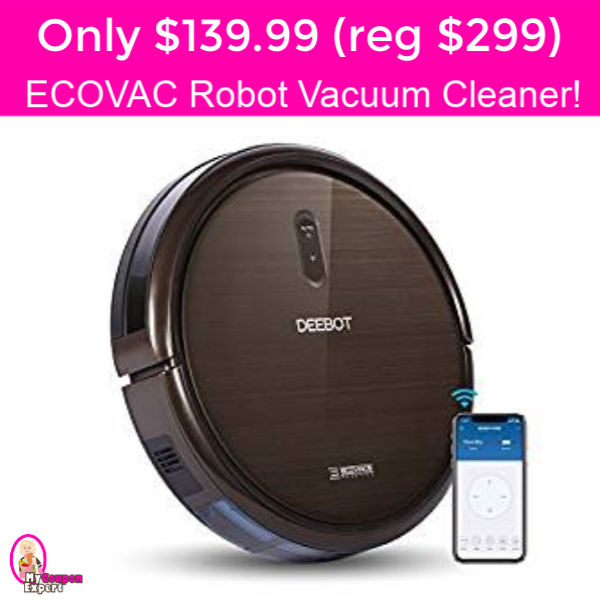 ECOVACS Robot Vacuum Cleaner $139.99 (reg $299) HURRY!