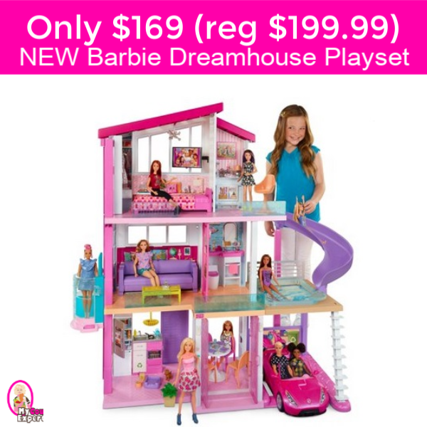 Barbie DreamHouse NEW Playset $169 (reg $199.99) with 70+ accessories!