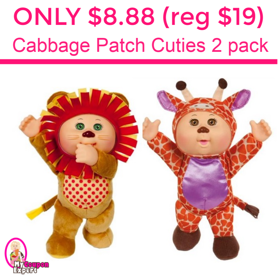 Only $8.88 (reg $19.99) Cabbage Patch Cuties 2 pack!