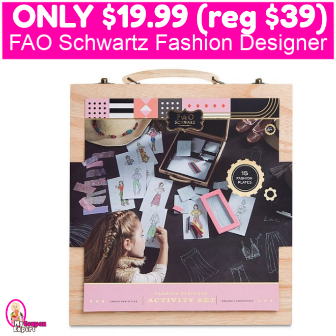 FAO Schwartz Fashion Plates Designer Set Only $19.99 (reg $39.99) TODAY ONLY!