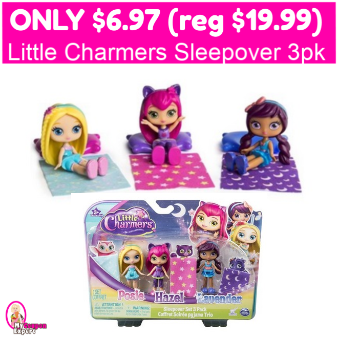 Little Charmers Sleepover 3 Pack Only $6.97 (reg $19.99)!