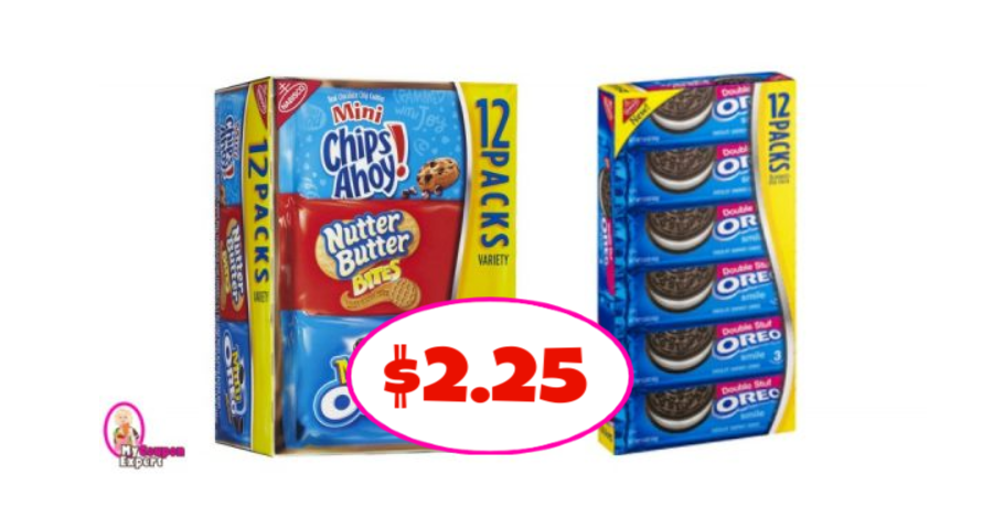 Nabisco Single Serve Trays or Variety Packs $2.25 each at Publix!