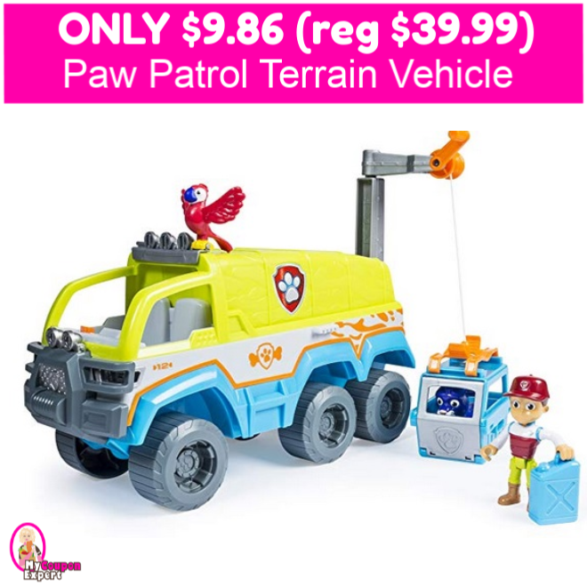 HURRY!  Paw Patrol Terrain Vehicle $9.86 (reg $39.99)!