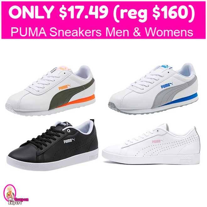 PUMA Sneakers Only $17.49 (reg $60)!  HURRY!