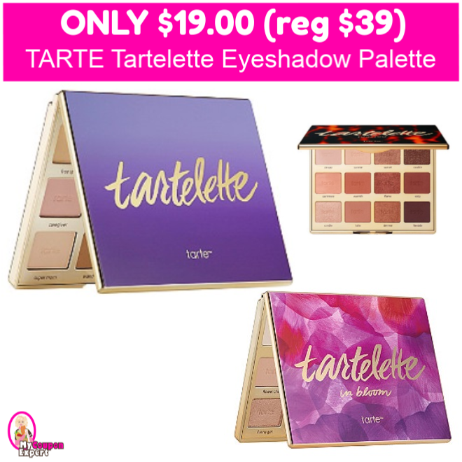 OMG!  TARTE Tartelette Eyeshadow Palette $19 (reg $39)!