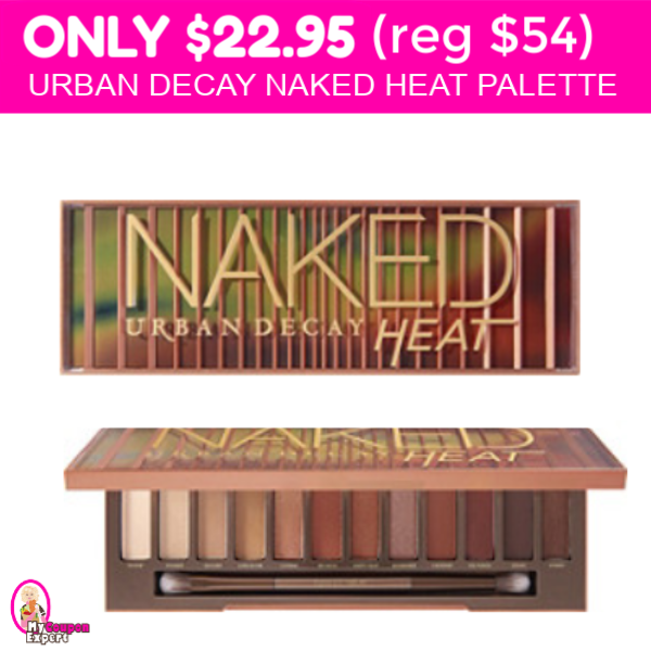 OMG!  Urban Decay Naked Heat Palette $22.95 (reg $54)!