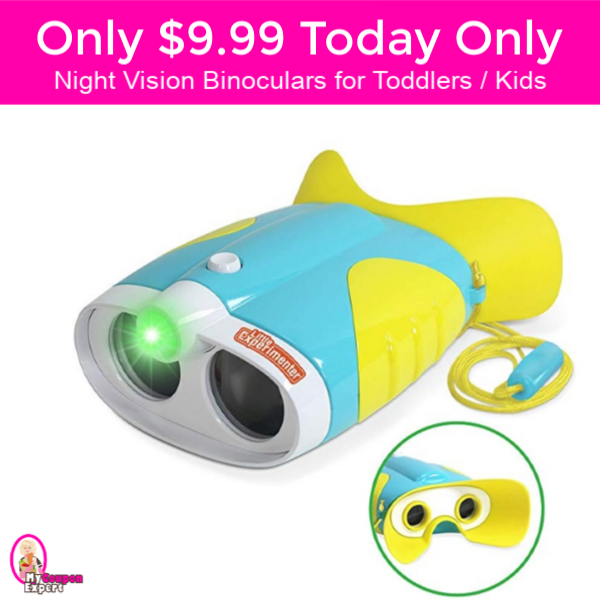 Only $9.99 Little Experimenters Night Vision Binoculars for Toddlers and Kids!