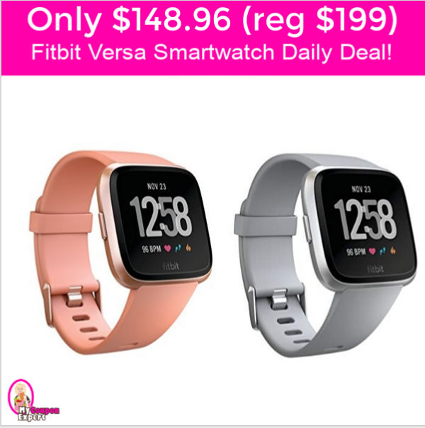 Fitbit Versa Smartwatch Only $148.96 (reg $199)!