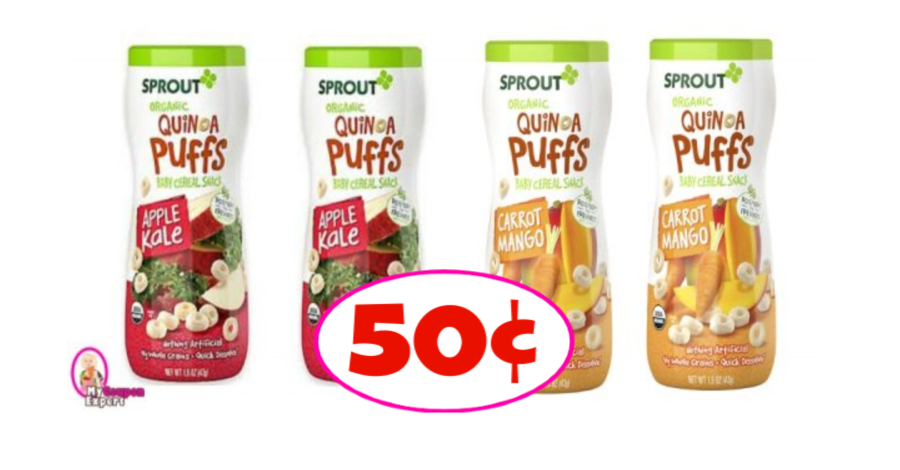 Sprout Organic Puffs 50¢ each at Publix!