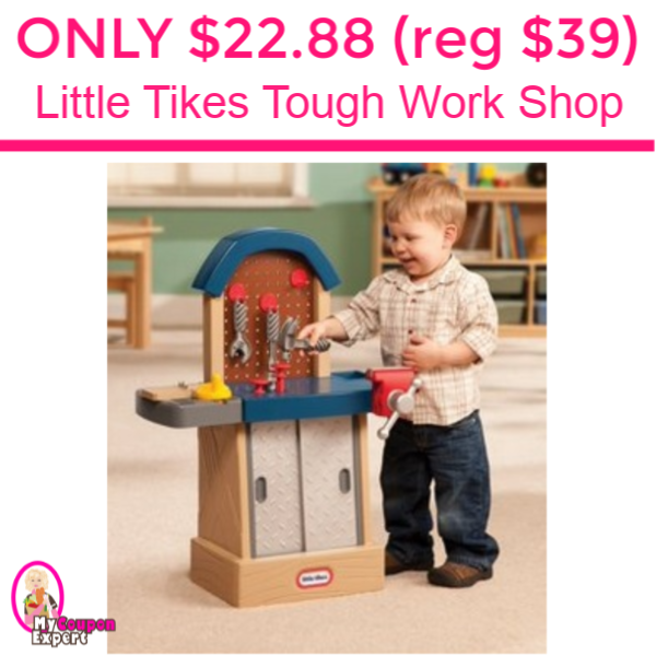 Only $22.88 (reg $39.49) Little Tikes Tough Work Shop!