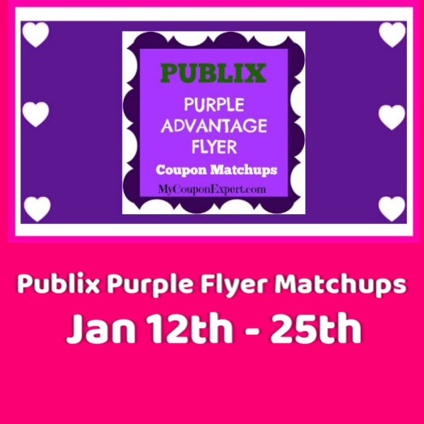 Publix Purple Flyer Matchups January 12th – 25th!!