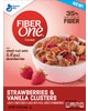 Save  when you buy ONE BOX Fiber One™ Strawberries & Vanilla Clusters cereal , $1.00
