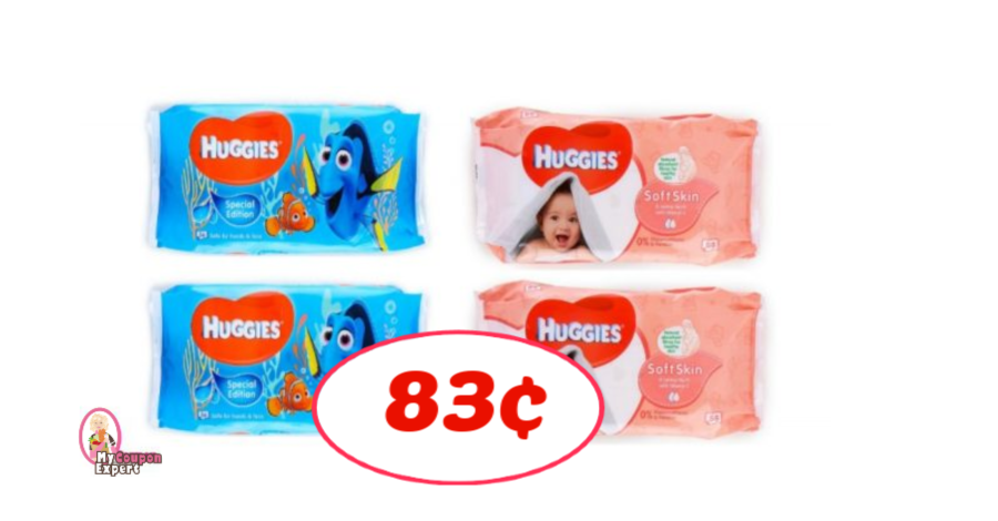 Huggies Wipes Soft Packs 83¢ at Publix with NEW Printable!