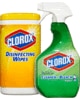 Save  on any TWO (2) Clorox Clean-Up, Disinfecting Wipes 32ct+, Liquid Bleach 55oz+ or Manual Toilet Bowl Cleaner products. , $1.00
