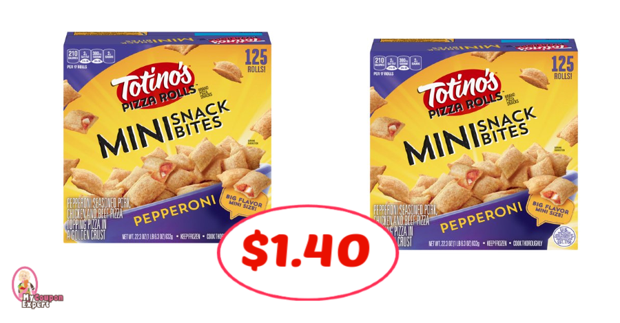 Great Deal on Totino’s Mini Snack Bites 125 ct at Publix! Just $1.40 each!