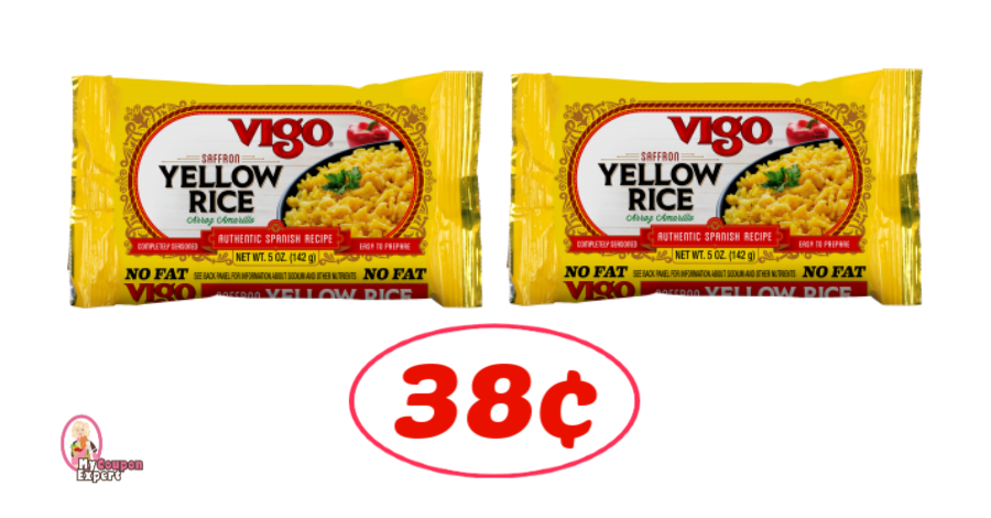 Vigo Yellow Rice just 38¢ each at Publix!