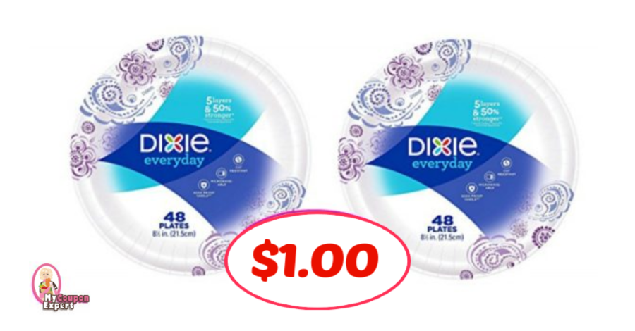 Dixie Plates Deal is back!  Just $1.00 each at Publix!